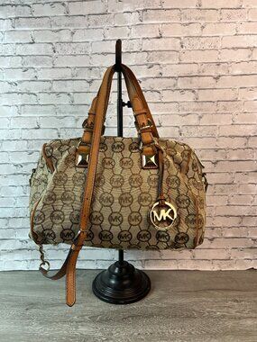 Michael Kors Grayson Signature Canvas Logo Satchel